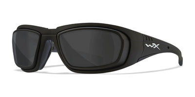 Wiley X BOSS Sunglasses Matte Black / Rx Rim & Smoke Grey