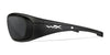 Wiley X BOSS Sunglasses | Size 68 / Matte Black / Rx Rim & Smoke Grey