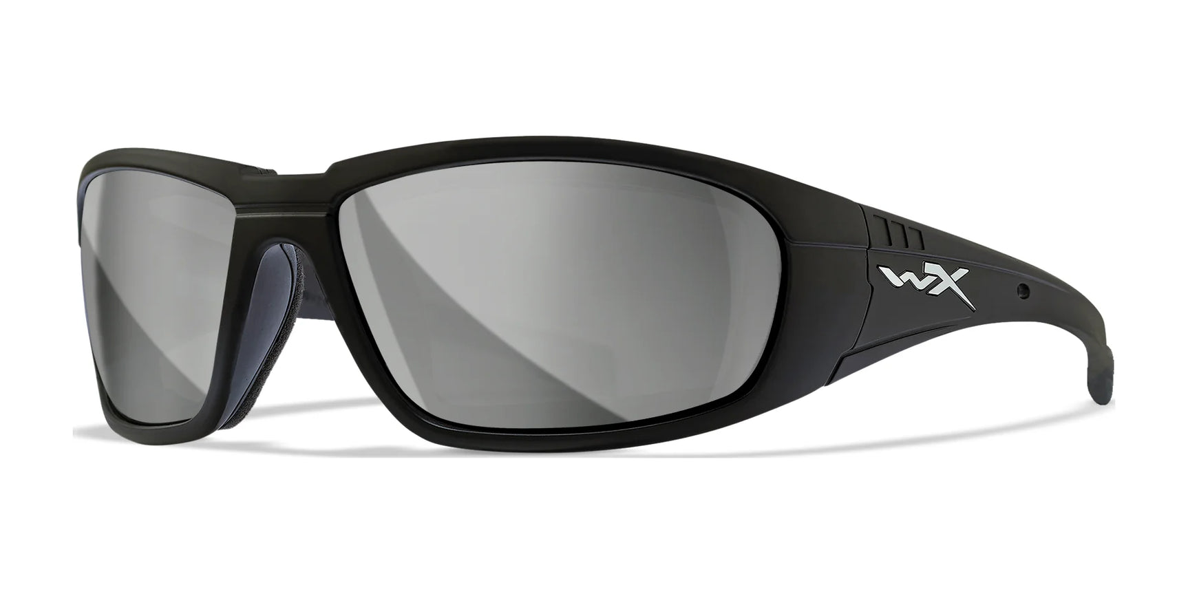 Wiley X BOSS Sunglasses Matte Black / Silver Flash