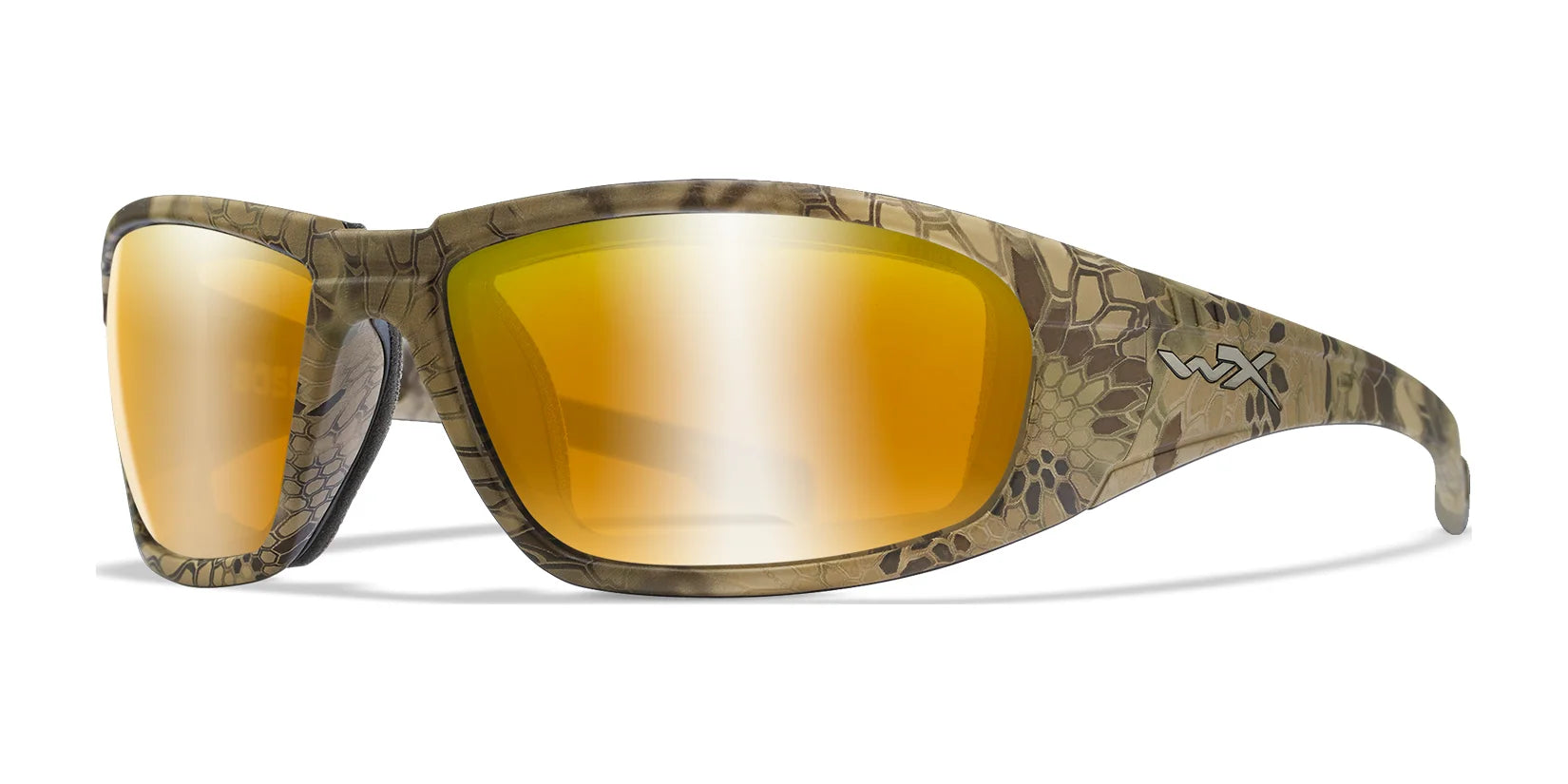 Wiley X BOSS Sunglasses Kryptek® Highlander™ / Polarized Venice Gold Mirror