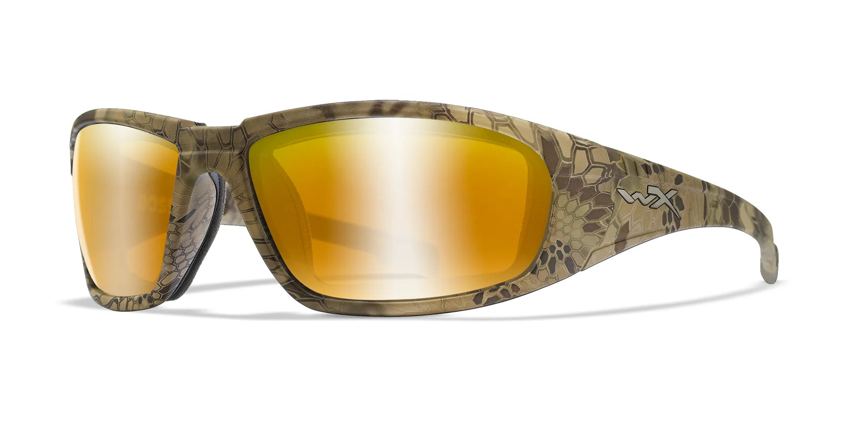 Wiley X BOSS Sunglasses Kryptek® Highlander™ / Polarized Venice Gold Mirror