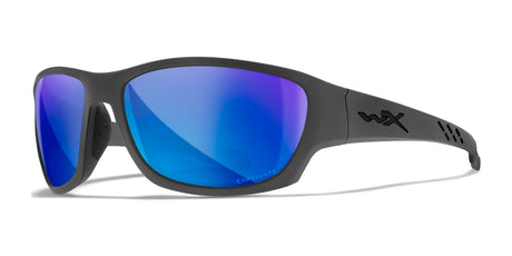 Wiley X CLIMB Sunglasses Matte Grey / CAPTIVATE™ Polarized Blue Mirror