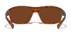 Wiley X CONTEND Sunglasses | Size 62 / Matte Demi / CAPTIVATE™ Polarized Green Mirror