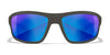Wiley X CONTEND Sunglasses | Size 62 / Matte Demi / CAPTIVATE™ Polarized Green Mirror