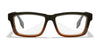 Wiley X CONTOUR Eyeglasses | Size 54 / Gloss Black to Brown Stripe