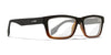 Wiley X CONTOUR Eyeglasses | Size 54 / Gloss Black to Brown Stripe