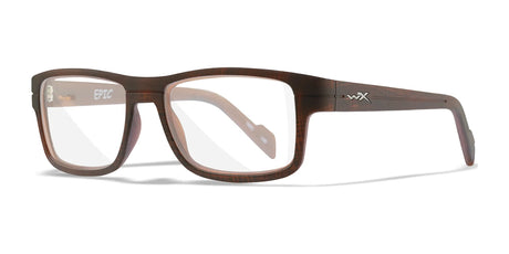 Wiley X EPIC Eyeglasses Matte Hickory Brown / Clear