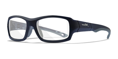 Wiley X FIERCE Eyeglasses Matte Blue Indigo and Grey / Clear