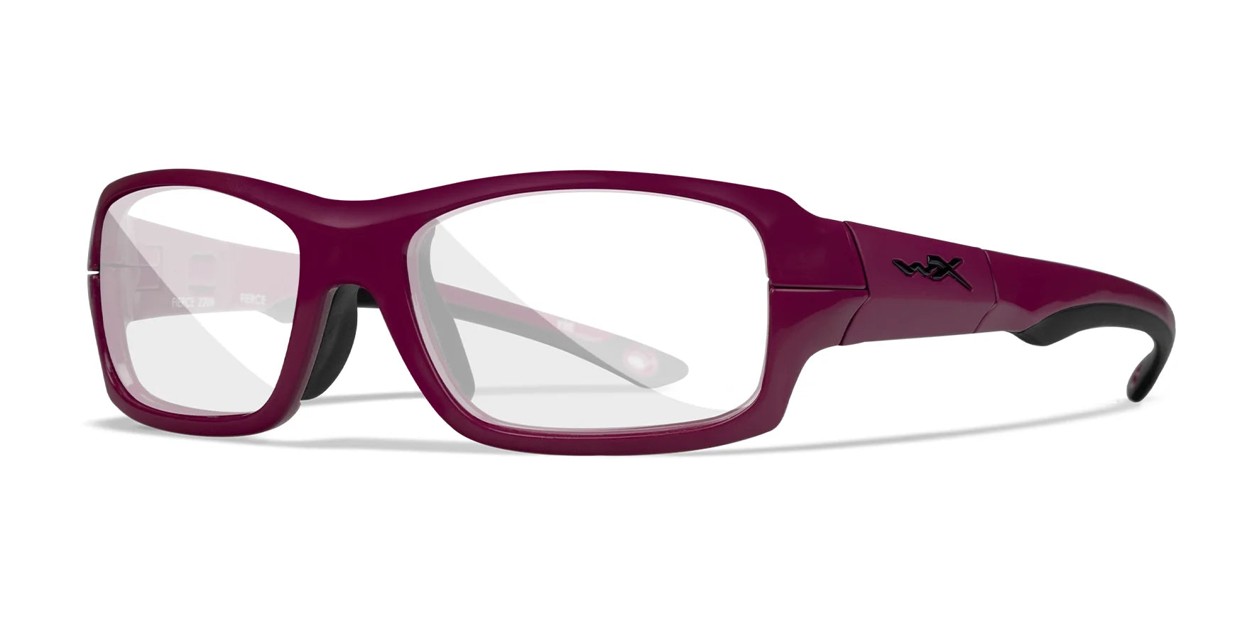 Wiley X FIERCE Eyeglasses Plum / Clear