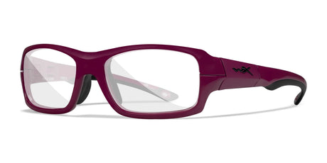 Wiley X FIERCE Eyeglasses Plum / Clear