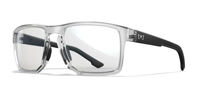 Wiley X FOUNDER Eyeglasses Gloss Crystal Clear Polished Black