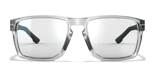 Wiley X FOUNDER Eyeglasses / Size 56 / Gloss Crystal Clear Polished Black