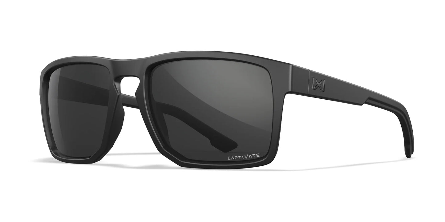 Wiley X FOUNDER Sunglasses Matte Black / CAPTIVATE™ Grey (Non-Polarized)