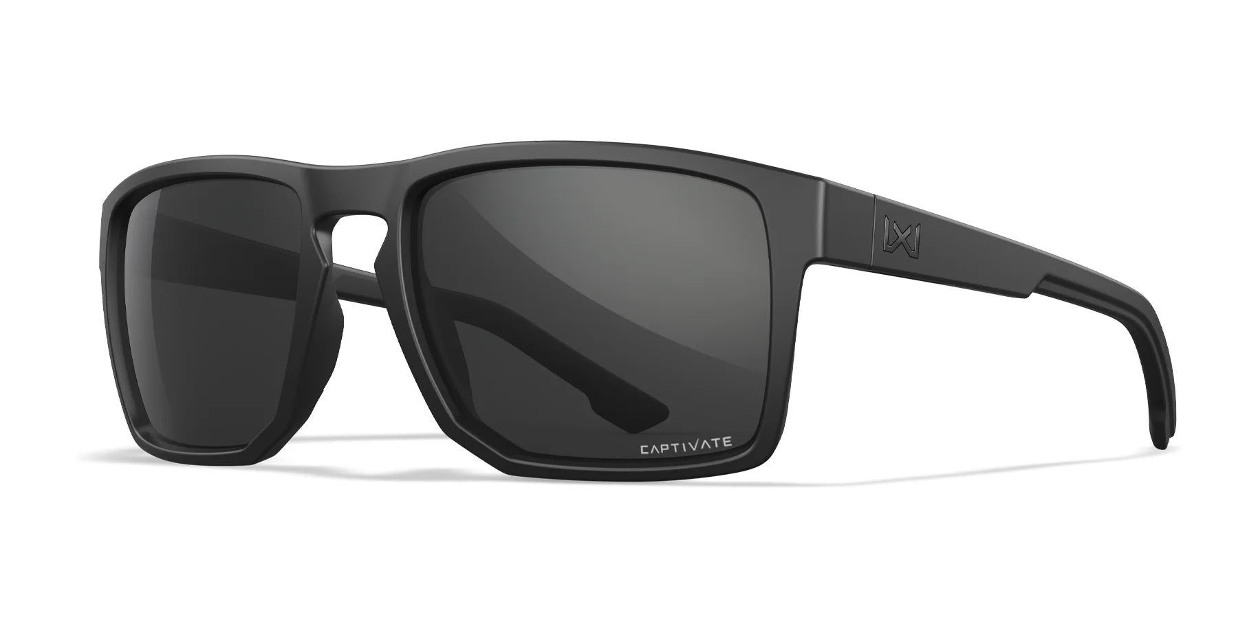 Wiley X FOUNDER Sunglasses Matte Black / CAPTIVATE™ Grey (Non-Polarized)