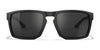 Wiley X FOUNDER Sunglasses | Size 56 / Matte Black / CAPTIVATE™ Non-Polarized Grey