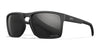 Wiley X FOUNDER Sunglasses | Size 56 / Matte Black / CAPTIVATE™ Polarized Black Mirror
