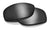 Wiley X FOUNDER Lens / CAPTIVATE™ Polarized Black Mirror