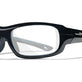 Gloss Black & Metallic Blue