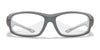 Wiley X GAMER Eyeglasses | Size 57 / Matte Black & Dark Silver