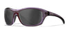 Wiley X GLORY Sunglasses | Size 63 / Dark Crystal Purple / Smoke Grey