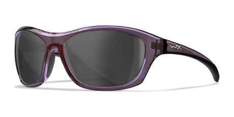 Wiley X GLORY Sunglasses Dark Crystal Purple / Smoke Grey