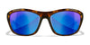 Wiley X GLORY Sunglasses | Size 63 / Gloss Demi / CAPTIVATE™ Polarized Blue Mirror