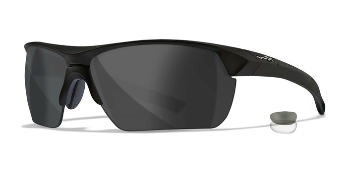 Wiley X GUARD Safety Glasses | Size 76 / Matte Black / 2 Lens Package