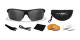 Wiley X GUARD Sunglasses Matte Black / Clear, Smoke Grey, Light Rust