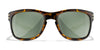 Wiley X HUDSON Sunglasses | Size 54 / Gloss Demi / Polarized Smoke Green