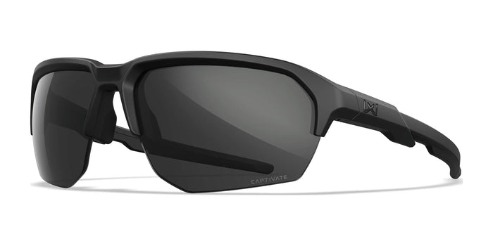 Wiley X JAKL Sunglasses | Size 67 / Matte Black / CAPTIVATE™ Non-Polarized Grey