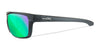 Wiley X KINGPIN Sunglasses | Size 60 / Matte Graphite / CAPTIVATE™ Polarized Blue Mirror