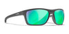 Wiley X KINGPIN Sunglasses | Size 60 / Matte Graphite / CAPTIVATE™ Polarized Blue Mirror