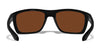 Wiley X KINGPIN Sunglasses | Size 60 / Matte Graphite / CAPTIVATE™ Polarized Blue Mirror