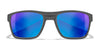 Wiley X KINGPIN Sunglasses | Size 60 / Matte Graphite / CAPTIVATE™ Polarized Blue Mirror
