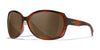 Wiley X MYSTIQUE Sunglasses | Size 64 / Gloss Demi / CAPTIVATE™ Polarized Bronze Mirror