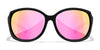 Wiley X MYSTIQUE Sunglasses | Size 64 / Gloss Black / CAPTIVATE™ Polarized Grey