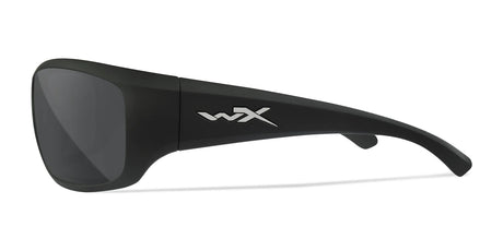 Wiley X OMEGA Safety Glasses Matte Black / CAPTIVATE™ Polarized Grey