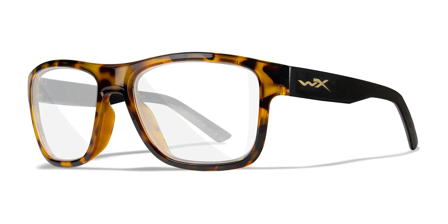 Wiley X OVATION Eyeglasses Gloss Brown Demi / Clear