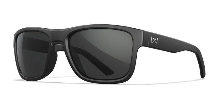 Wiley X OVATION Sunglasses | Size 56 / Matte Black / Smoke Grey