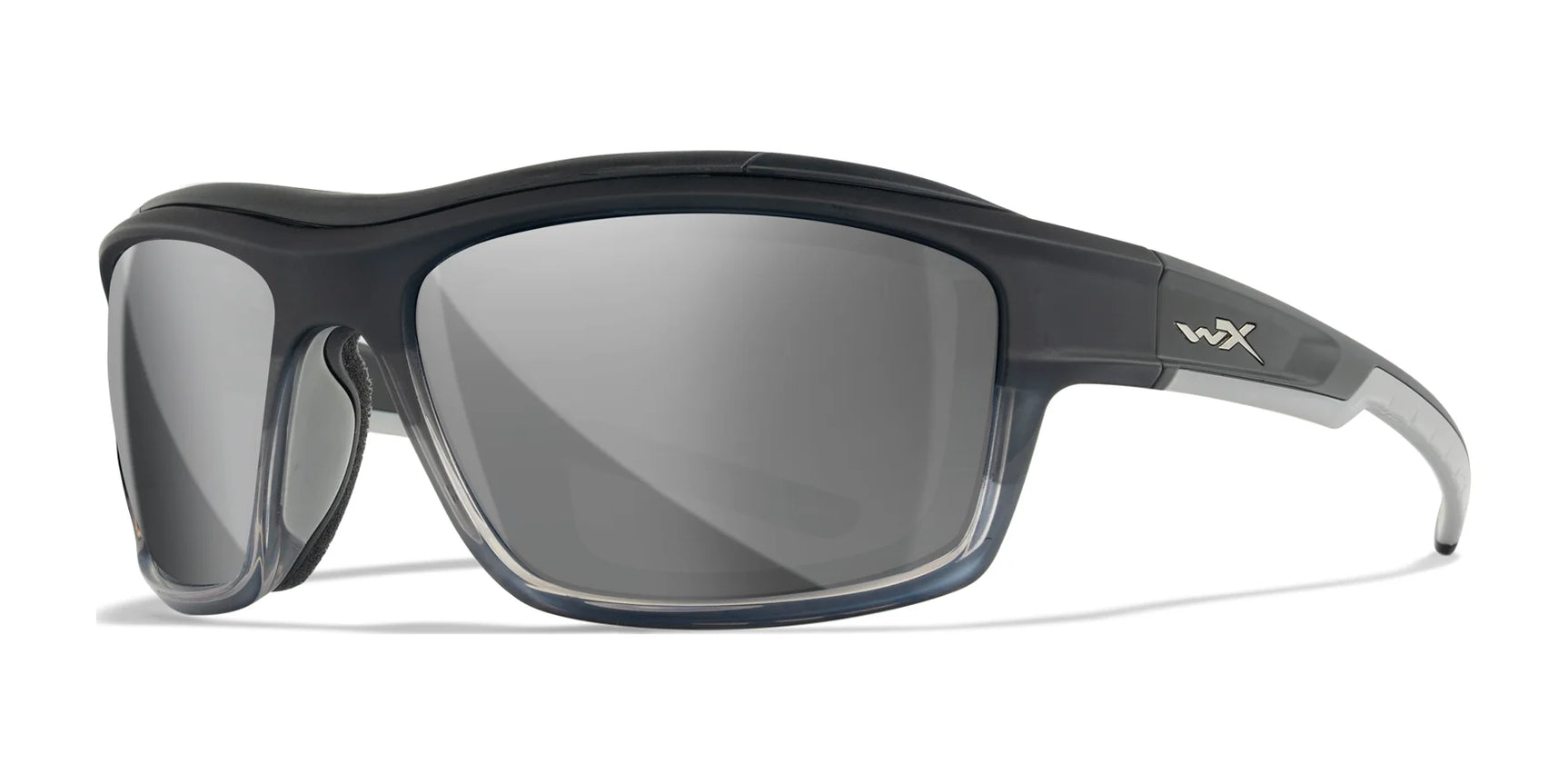 Wiley X OZONE Sunglasses Matte Grey / Silver Flash