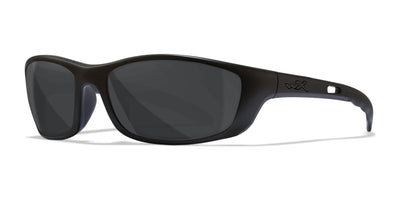 Wiley X P-17 Safety Glasses Matte Black / Smoke Grey