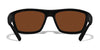 Wiley X PEAK Sunglasses / Matte Black / Grey Silver Flash / Size 65