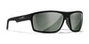 Wiley X PEAK Sunglasses / Matte Black / Grey Silver Flash / Size 65