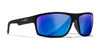 Wiley X PEAK Sunglasses / Matte Black / Grey Silver Flash / Size 65