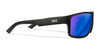 Wiley X PEAK XL Sunglasses | Size 66 / Matte Black / CAPTIVATE™ Polarized Blue Mirror