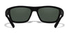 Wiley X PEAK XL Sunglasses | Size 66 / Matte Black / CAPTIVATE™ Polarized Blue Mirror