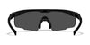 Wiley X PT-1 Safety Glasses / Matte Black / Smoke Grey