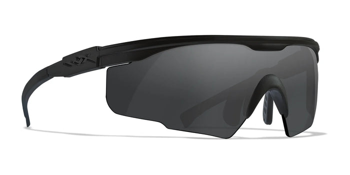 Wiley X PT-1 Safety Glasses / Matte Black / Smoke Grey