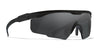 Wiley X PT-1 Sunglasses / Matte Black / Smoke Grey