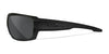 Wiley X REBEL Safety Glasses | Size 65 / Matte Black / Smoke Grey